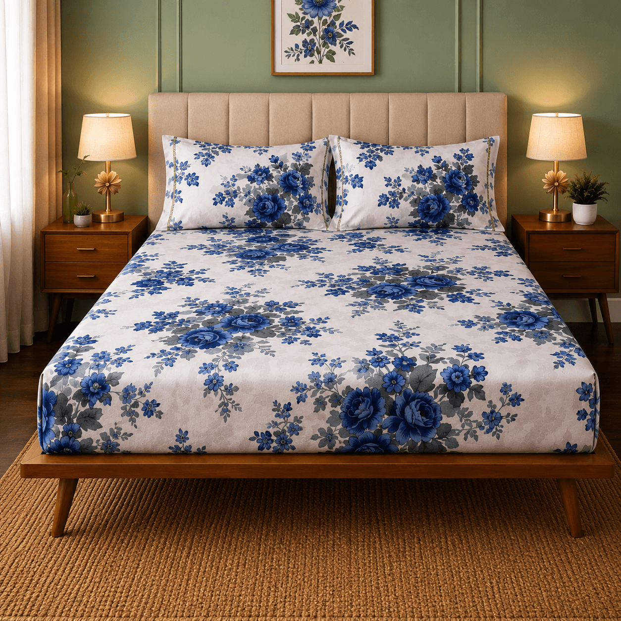 Mod Living Collection - Floral Blue