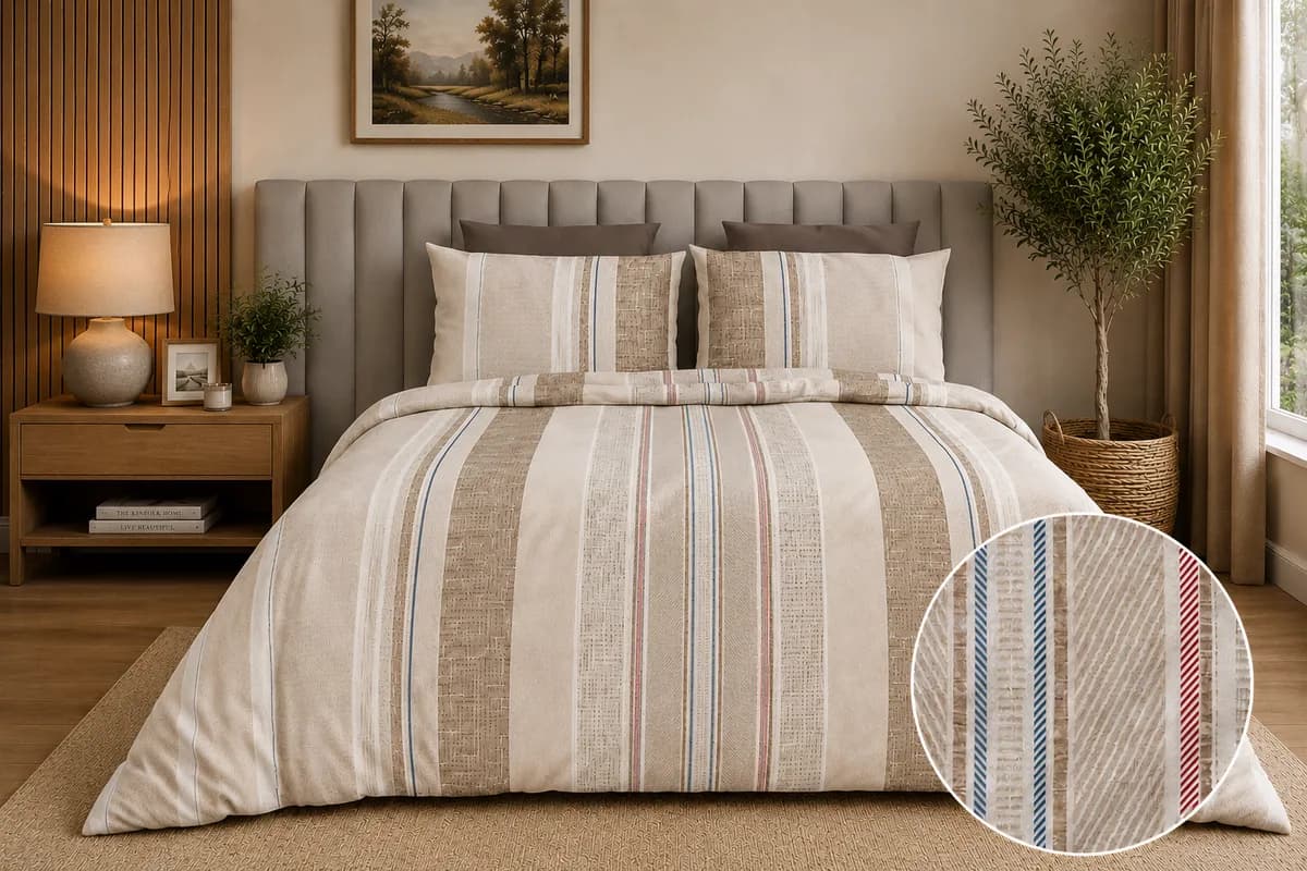 Mod Living Collection - Sahara Linen Stripe