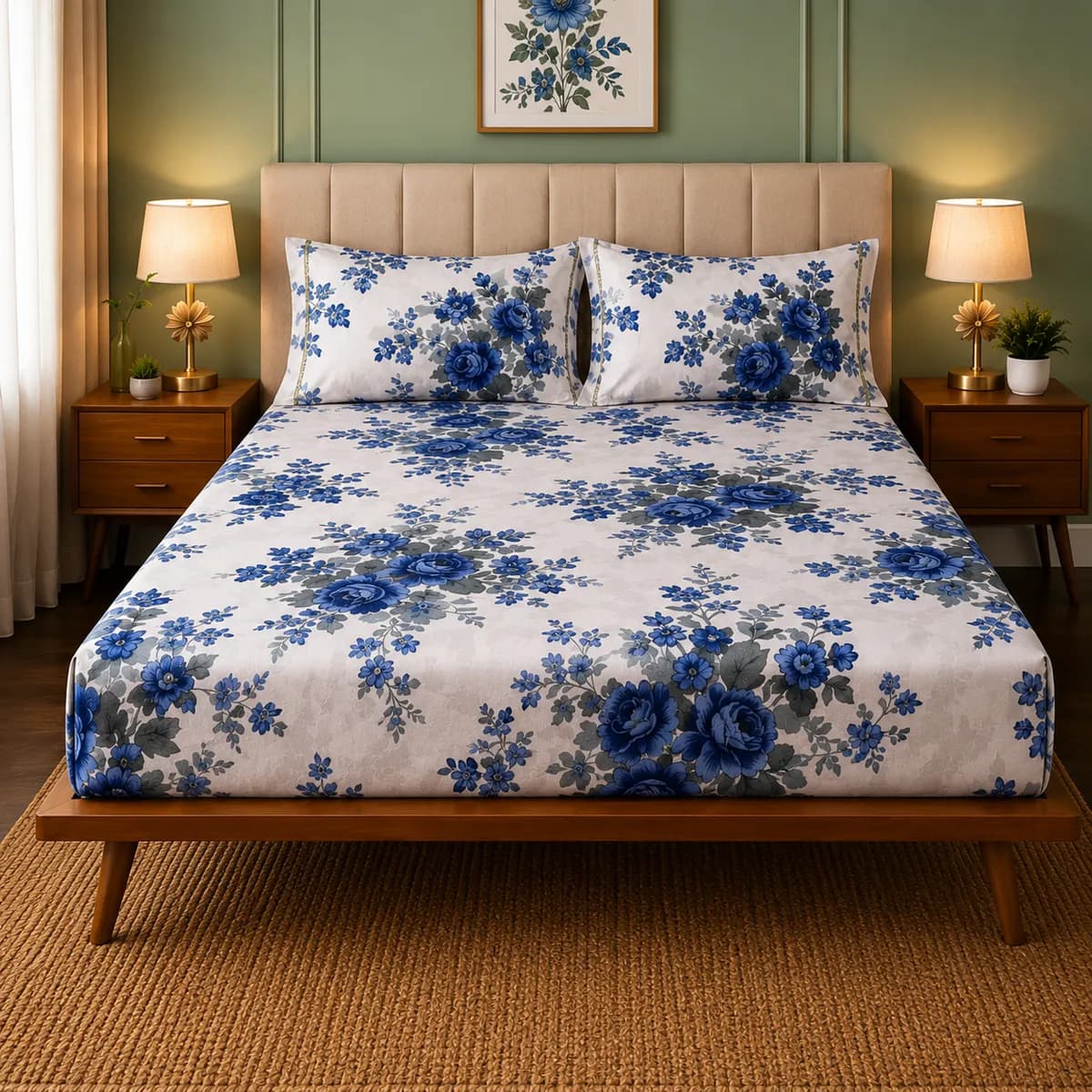 Mod Living Collection - Floral Blue