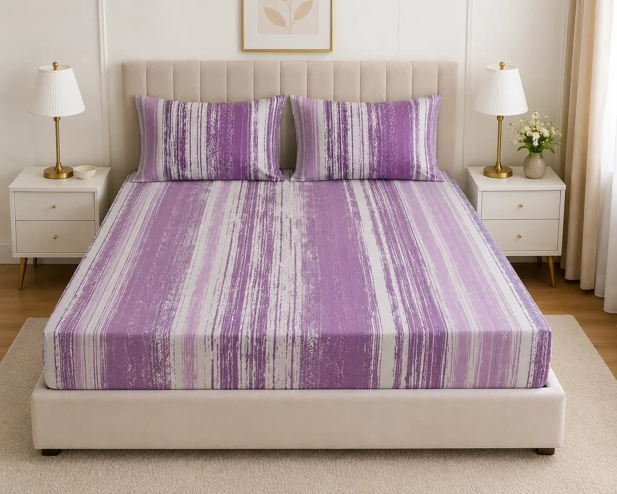 PREMIUM FITTED BEDSHEET (220*250 cm)